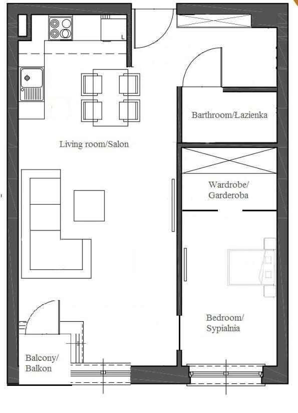 Appartement Kazimierz With Balcony